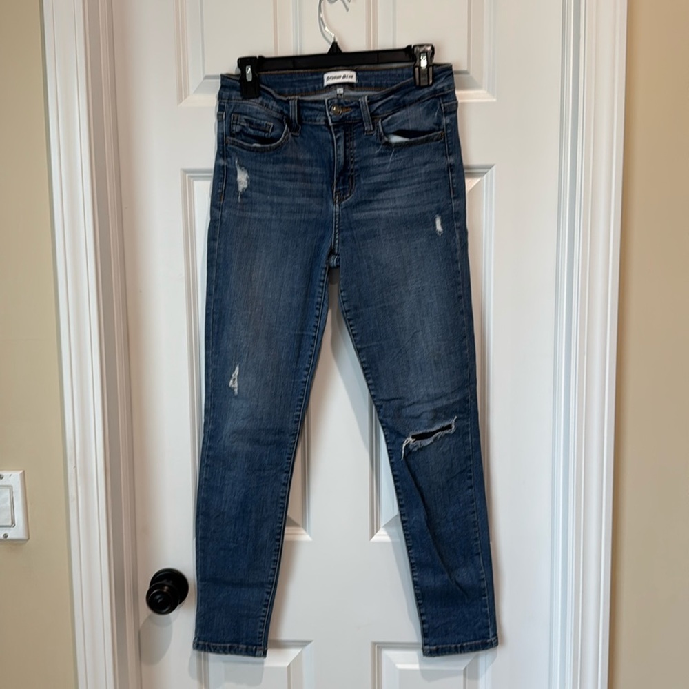 Studio Blue Distressed Skinny Jeans - Size 28